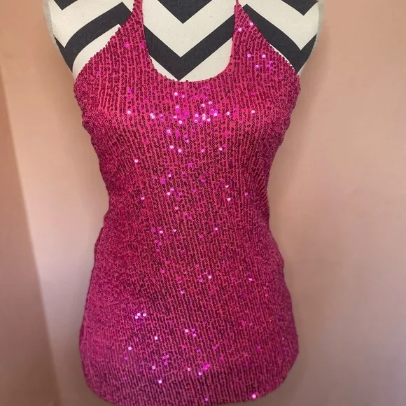 out til dawn sequin mini dress Dance Until Dawn Strapless Sequin Mini Dress Espresso / M